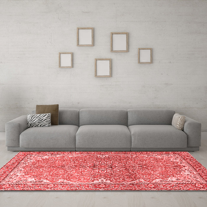 Traditional Red Washable Rugs