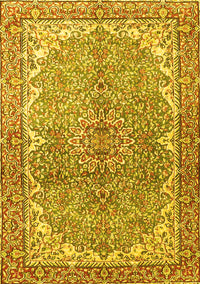 Persian Yellow Traditional Rug, tr4381yw