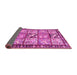 Sideview of Persian Pink Traditional Rug, tr4382pnk