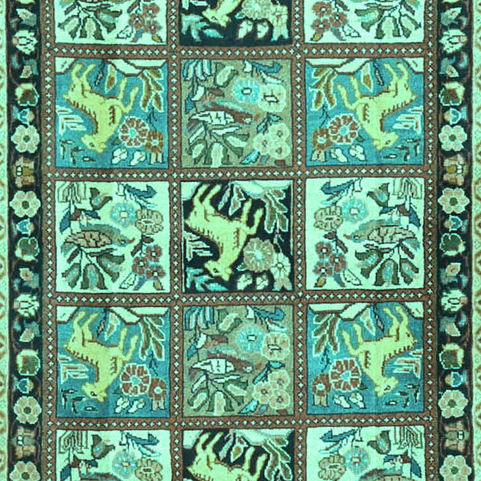 Persian Turquoise Traditional Rug, tr4382turq