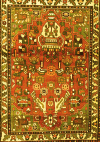 Persian Yellow Traditional Rug, tr4383yw