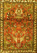 Persian Yellow Traditional Rug, tr4383yw