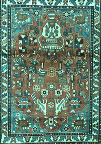 Persian Turquoise Traditional Rug, tr4383turq