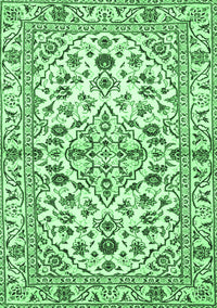 Persian Emerald Green Traditional Rug, tr4384emgrn