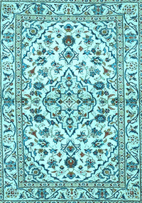 Persian Light Blue Traditional Rug, tr4384lblu