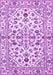 Machine Washable Persian Purple Traditional Area Rugs, wshtr4384pur