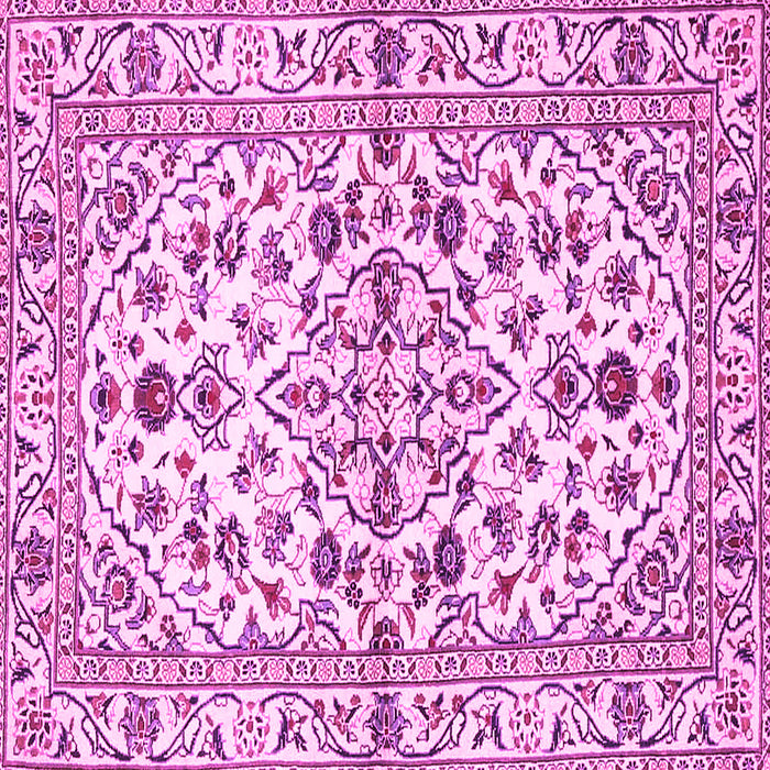 Square Persian Pink Traditional Rug, tr4384pnk