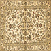 Square Machine Washable Persian Brown Traditional Rug, wshtr4384brn