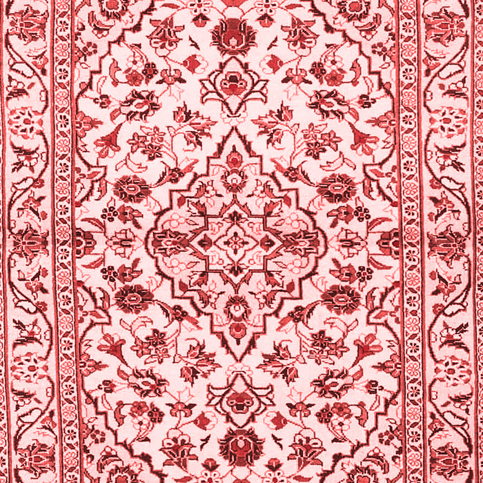 Machine Washable Persian Red Traditional Rug, wshtr4384red