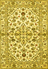 Persian Yellow Traditional Rug, tr4384yw