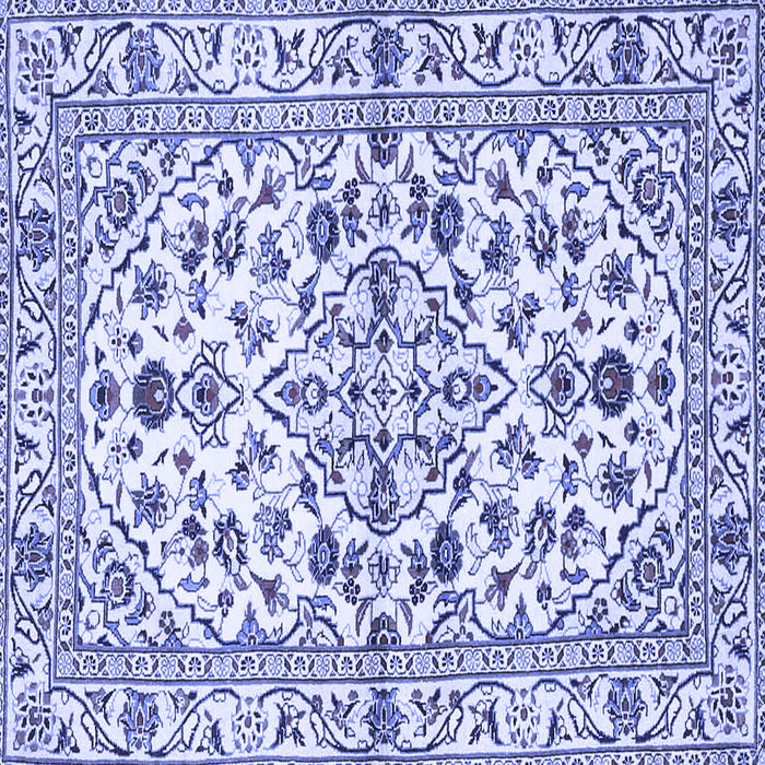 Square Persian Blue Traditional Rug, tr4384blu