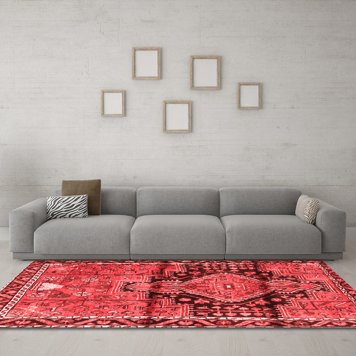 Traditional Red Washable Rugs