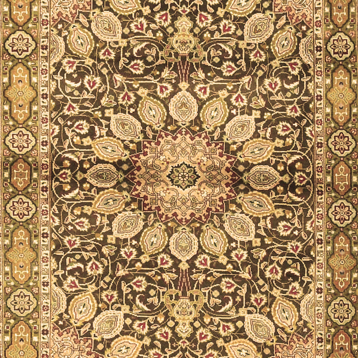 Machine Washable Persian Brown Traditional Rug, wshtr4386brn