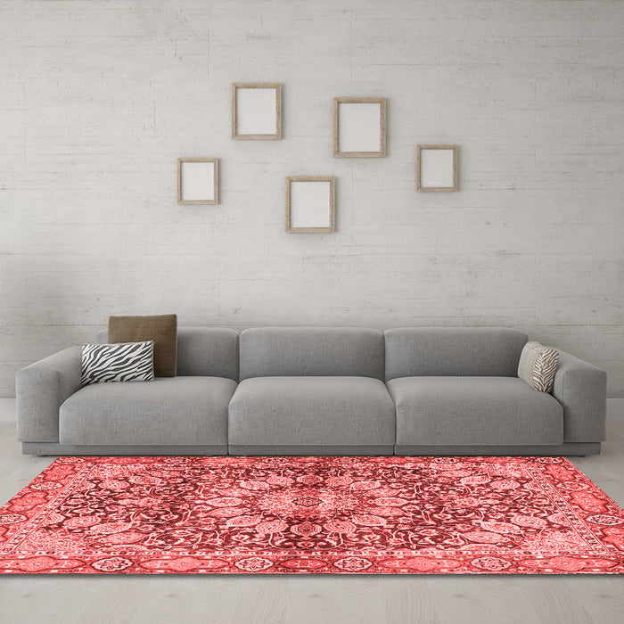 Traditional Red Washable Rugs