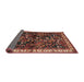 Sideview of Traditional Rust Pink Persian Rug, tr4387