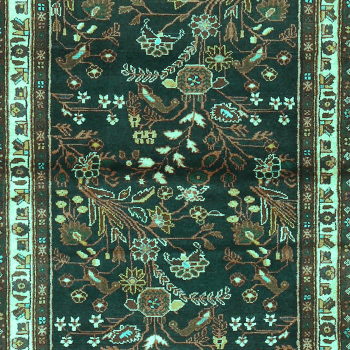 Persian Turquoise Traditional Rug, tr4387turq