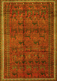 Persian Yellow Traditional Rug, tr4388yw