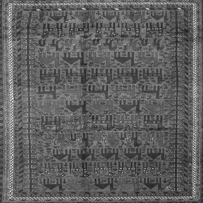 Serging Thickness of Persian Gray Traditional Rug, tr4388gry