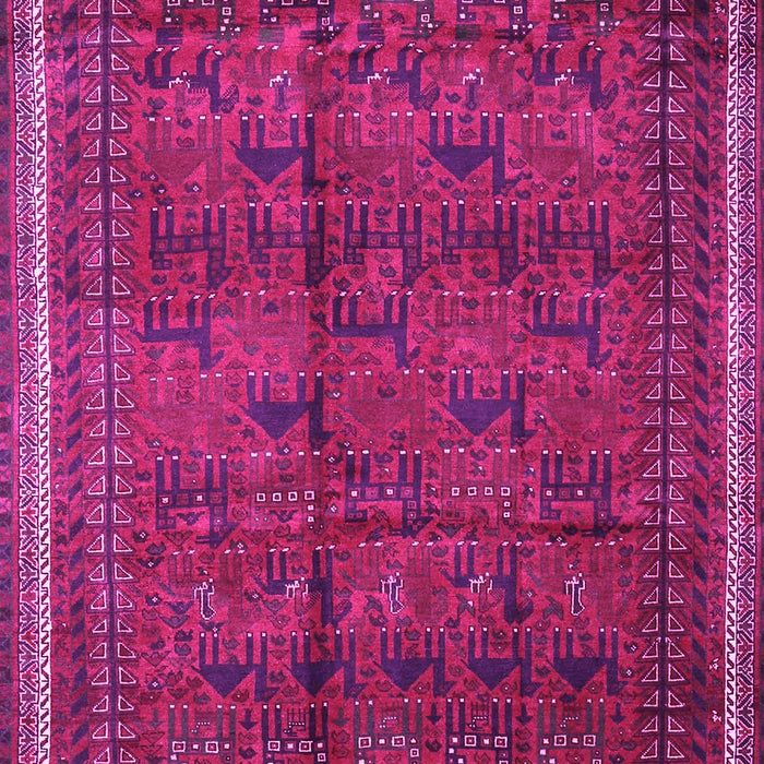 Machine Washable Persian Pink Traditional Rug, wshtr4388pnk