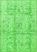 Persian Green Traditional Rug, tr4389grn