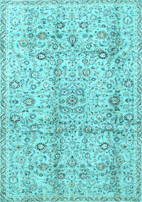 Persian Light Blue Traditional Rug, tr4389lblu