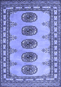 Southwestern Blue Country Rug, tr438blu