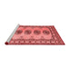 Country Red Washable Rugs