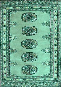 Southwestern Turquoise Country Rug, tr438turq