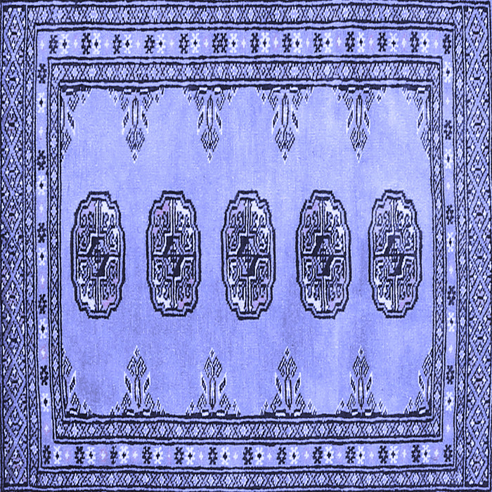 Square Southwestern Blue Country Rug, tr438blu