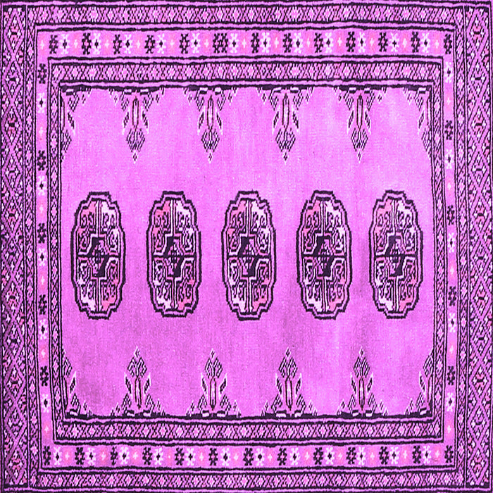 Square Machine Washable Southwestern Purple Country Area Rugs, wshtr438pur