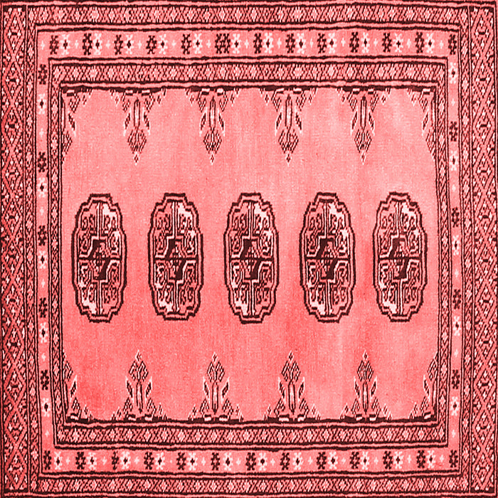 Machine Washable Southwestern Red Country Rug, wshtr438red