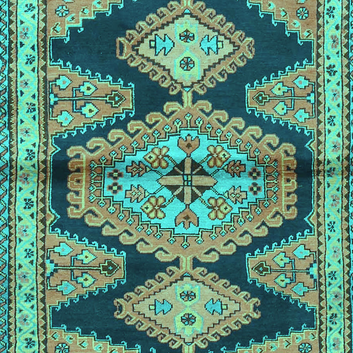 Persian Turquoise Traditional Rug, tr4390turq