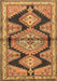 Machine Washable Persian Brown Traditional Rug, wshtr4390brn