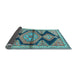 Sideview of Persian Light Blue Traditional Rug, tr4390lblu