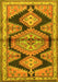 Persian Yellow Traditional Rug, tr4390yw