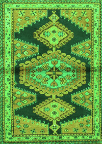 Persian Green Traditional Rug, tr4390grn