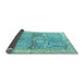 Sideview of Animal Light Blue Traditional Rug, tr4391lblu