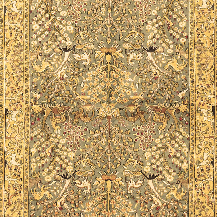 Machine Washable Animal Brown Traditional Rug, wshtr4391brn