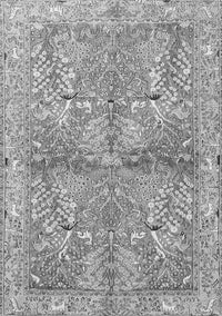 Animal Gray Traditional Rug, tr4391gry