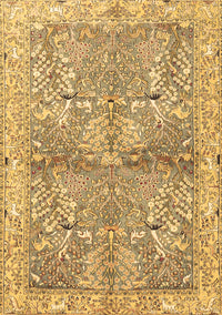 Animal Brown Traditional Rug, tr4391brn