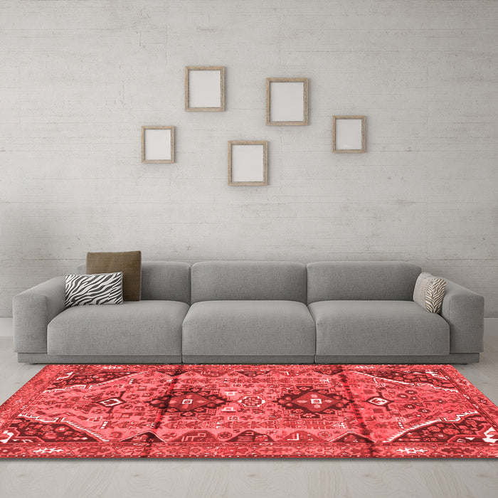Traditional Red Washable Rugs