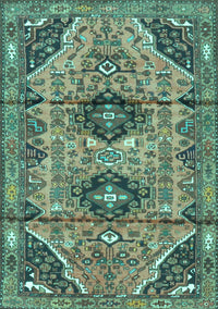 Persian Turquoise Traditional Rug, tr4392turq