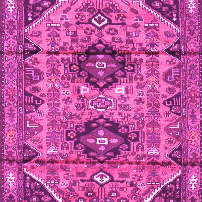 Machine Washable Persian Pink Traditional Rug, wshtr4392pnk