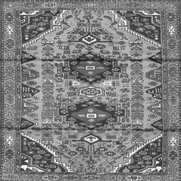 Serging Thickness of Persian Gray Traditional Rug, tr4392gry