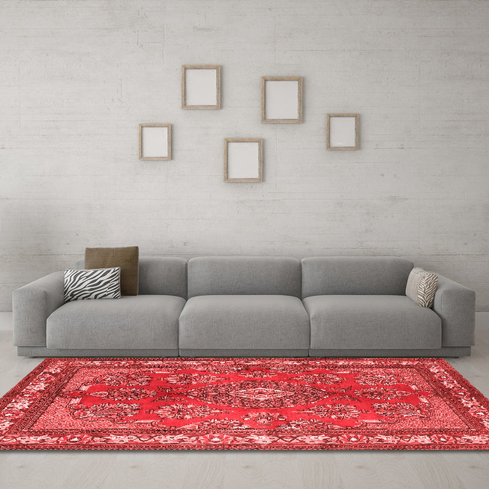 Traditional Red Washable Rugs