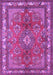 Medallion Purple Traditional Rug, tr4393pur