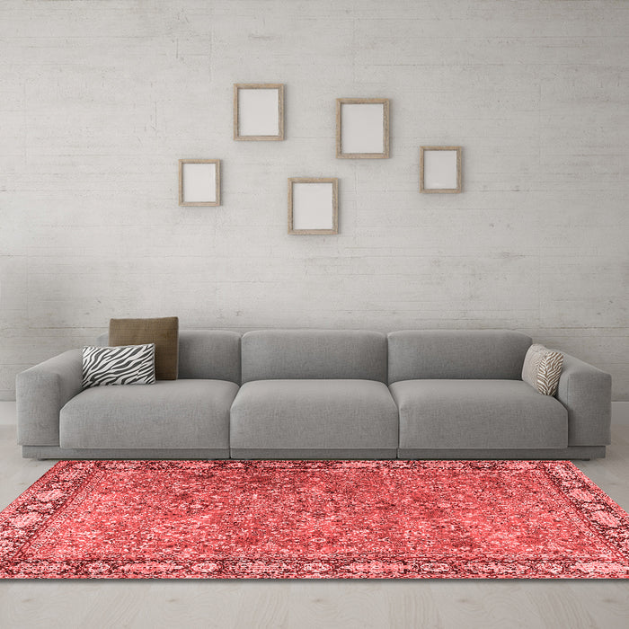 Traditional Red Washable Rugs