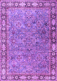 Animal Purple Traditional Rug, tr4394pur