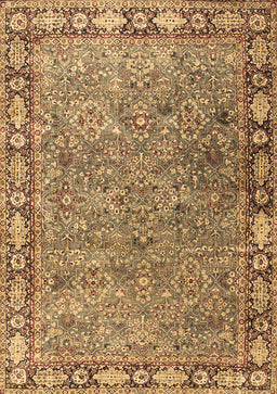 Animal Brown Traditional Rug, tr4394brn