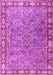 Machine Washable Animal Pink Traditional Rug, wshtr4394pnk